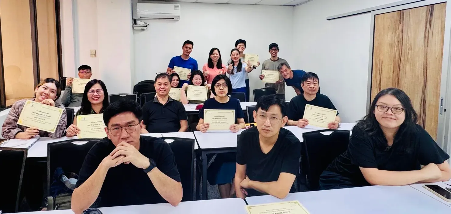 Students in a Thai class at the city campus