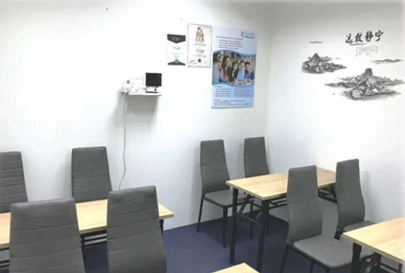 A classroom at the Thai Explorer city campus